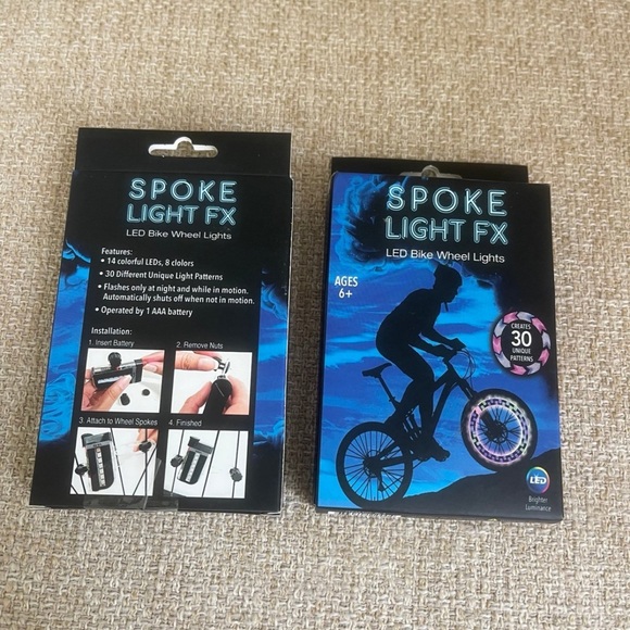 LETS d Bicycle Lights for spokes set of 2 New NWT - Picture 1 of 1
